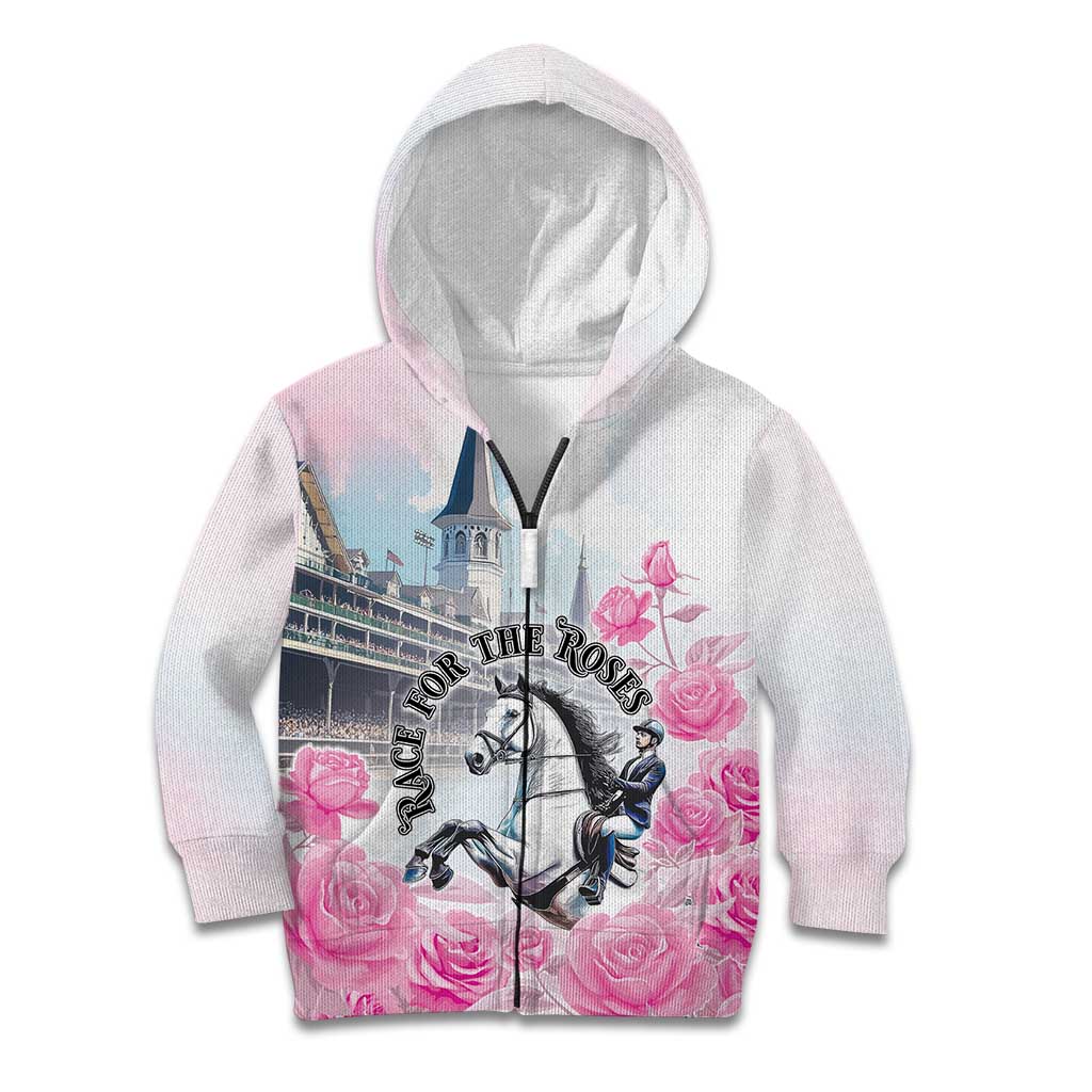 Kentucky Horse Race Kid Hoodie Race For The Roses Churchill Downs