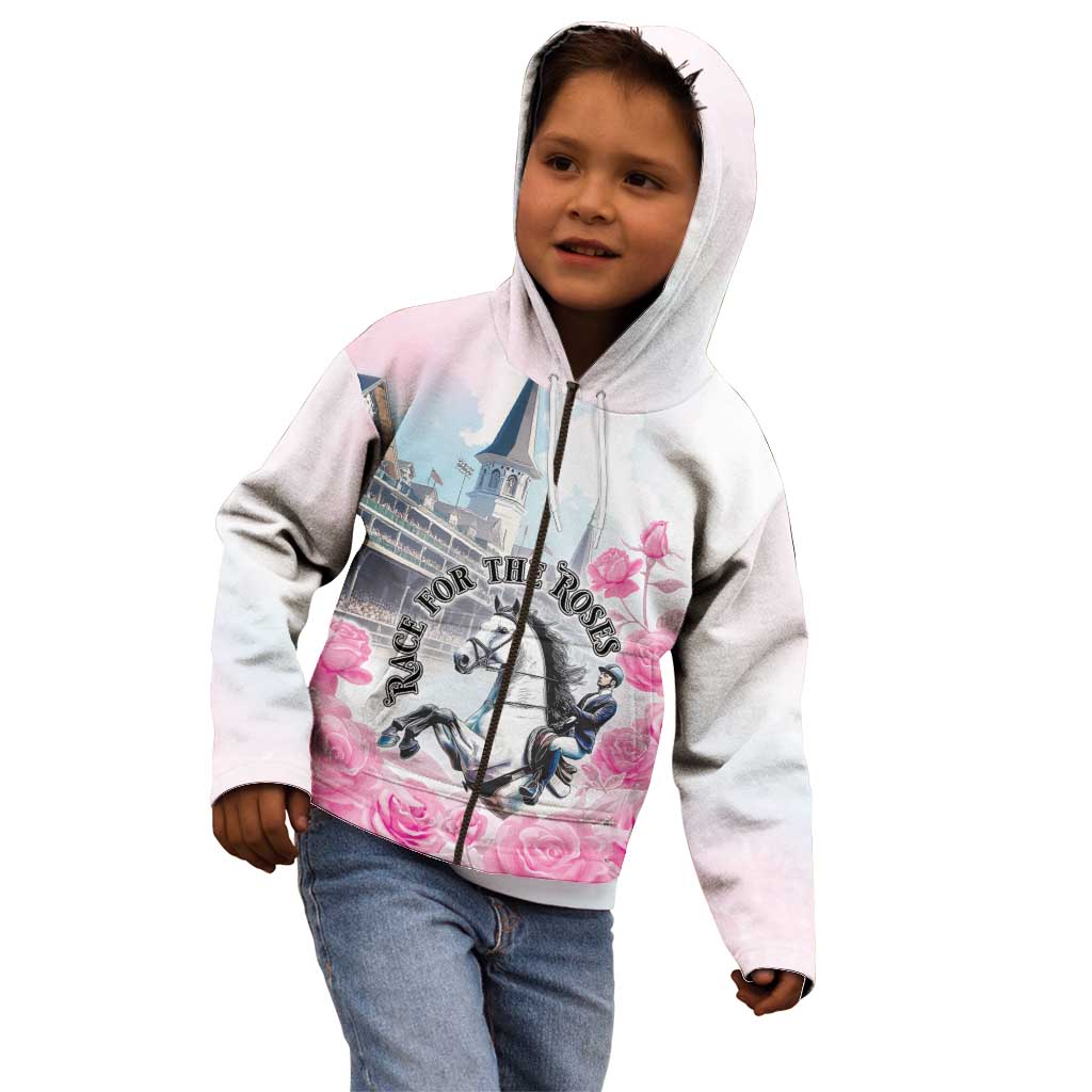 Kentucky Horse Race Kid Hoodie Race For The Roses Churchill Downs