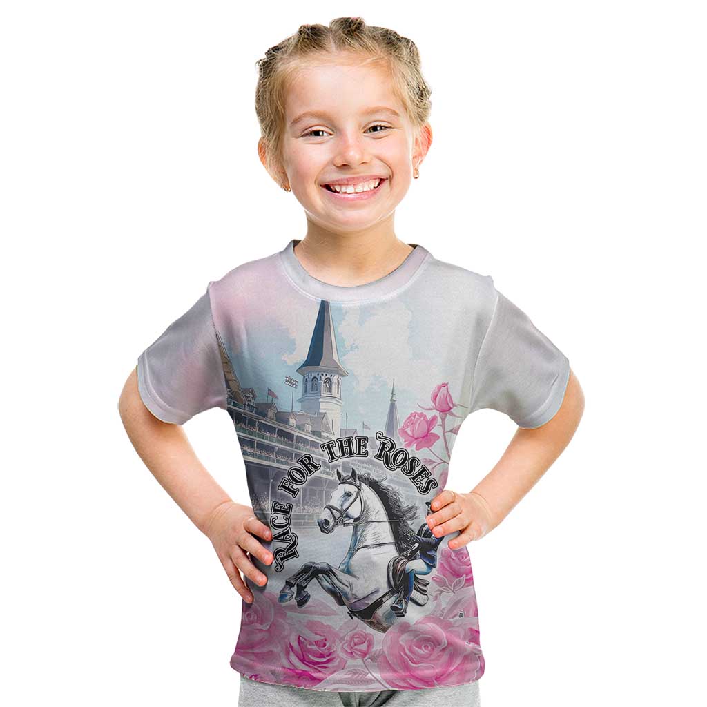 Kentucky Horse Race Kid T Shirt Race For The Roses Churchill Downs