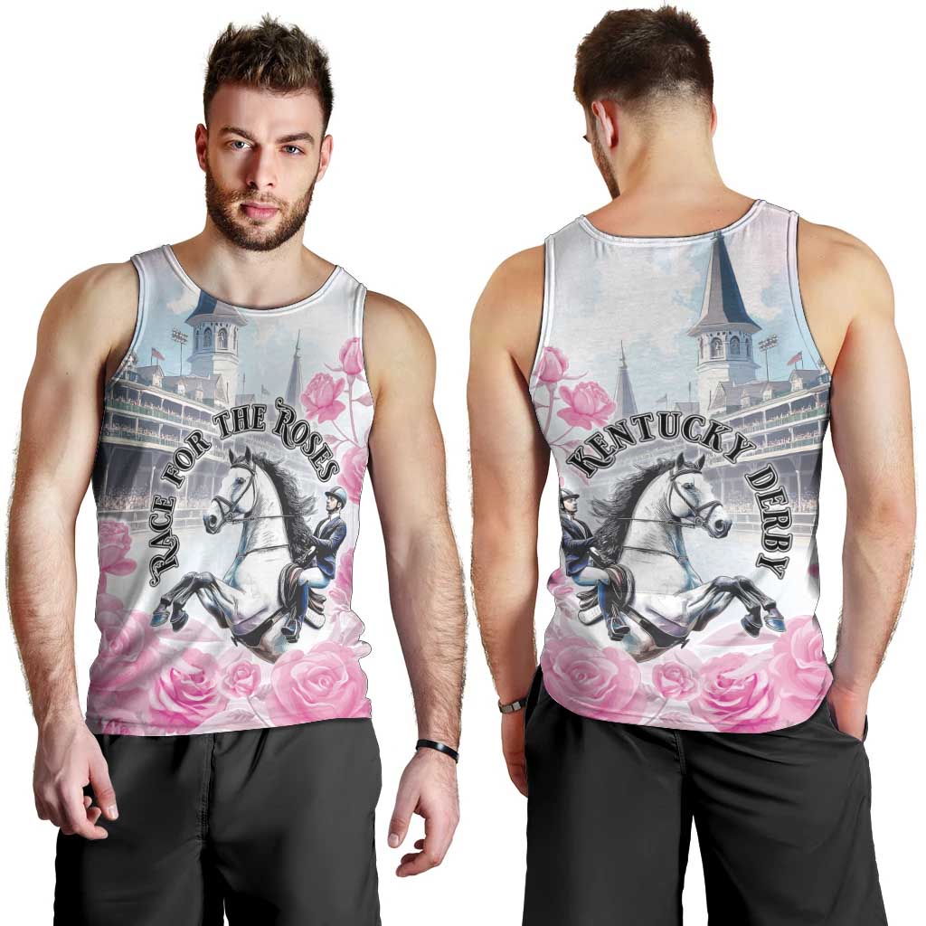 Kentucky Horse Race Men Tank Top Race For The Roses Churchill Downs