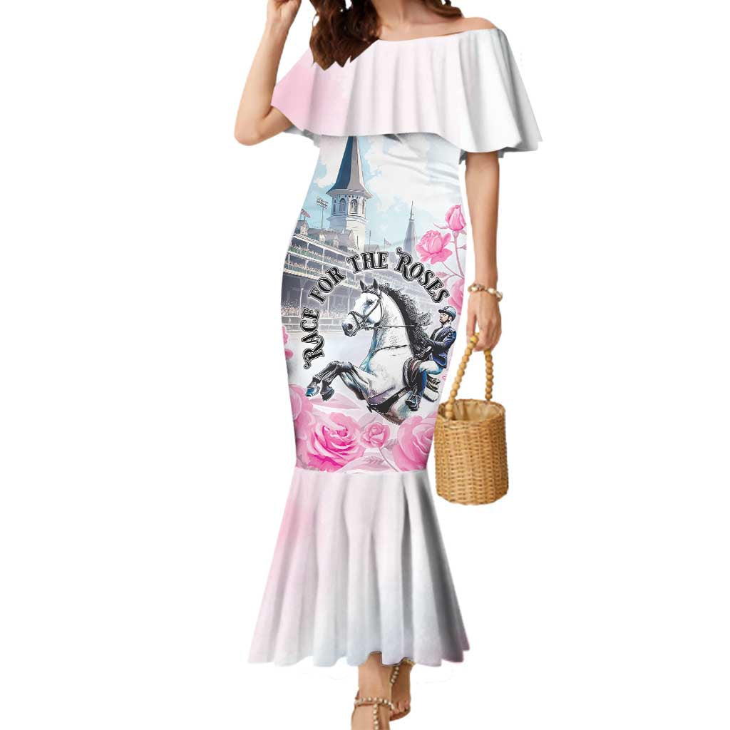 Kentucky Horse Race Mermaid Dress Race For The Roses Churchill Downs