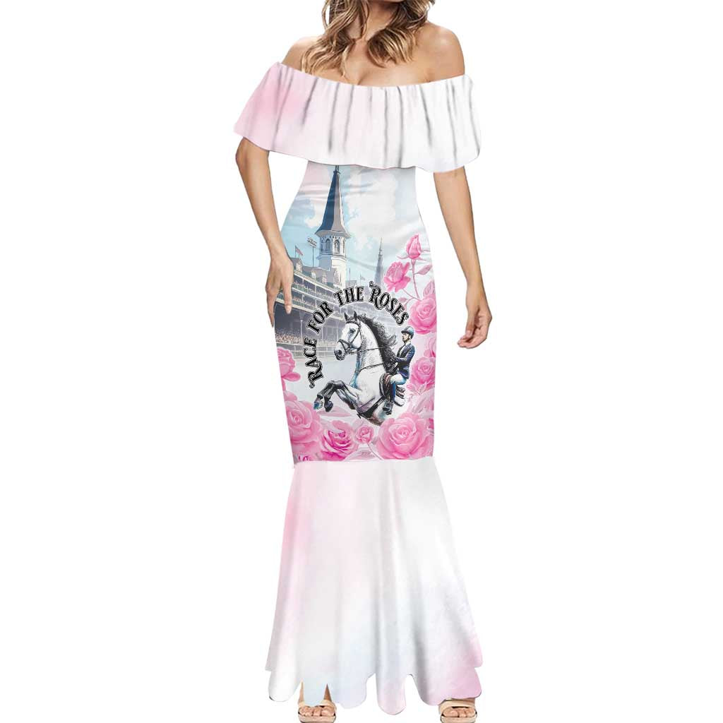 Kentucky Horse Race Mermaid Dress Race For The Roses Churchill Downs