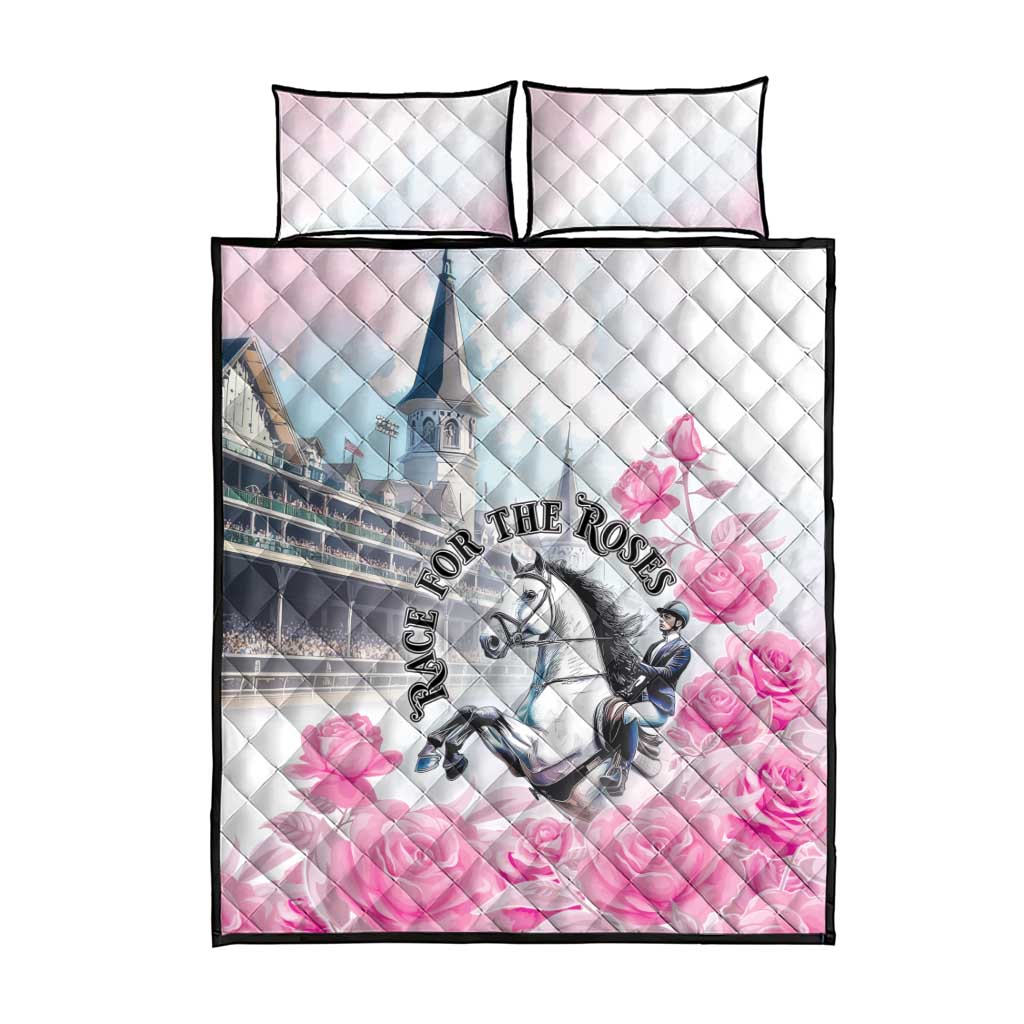 Kentucky Horse Race Quilt Bed Set Race For The Roses Churchill Downs