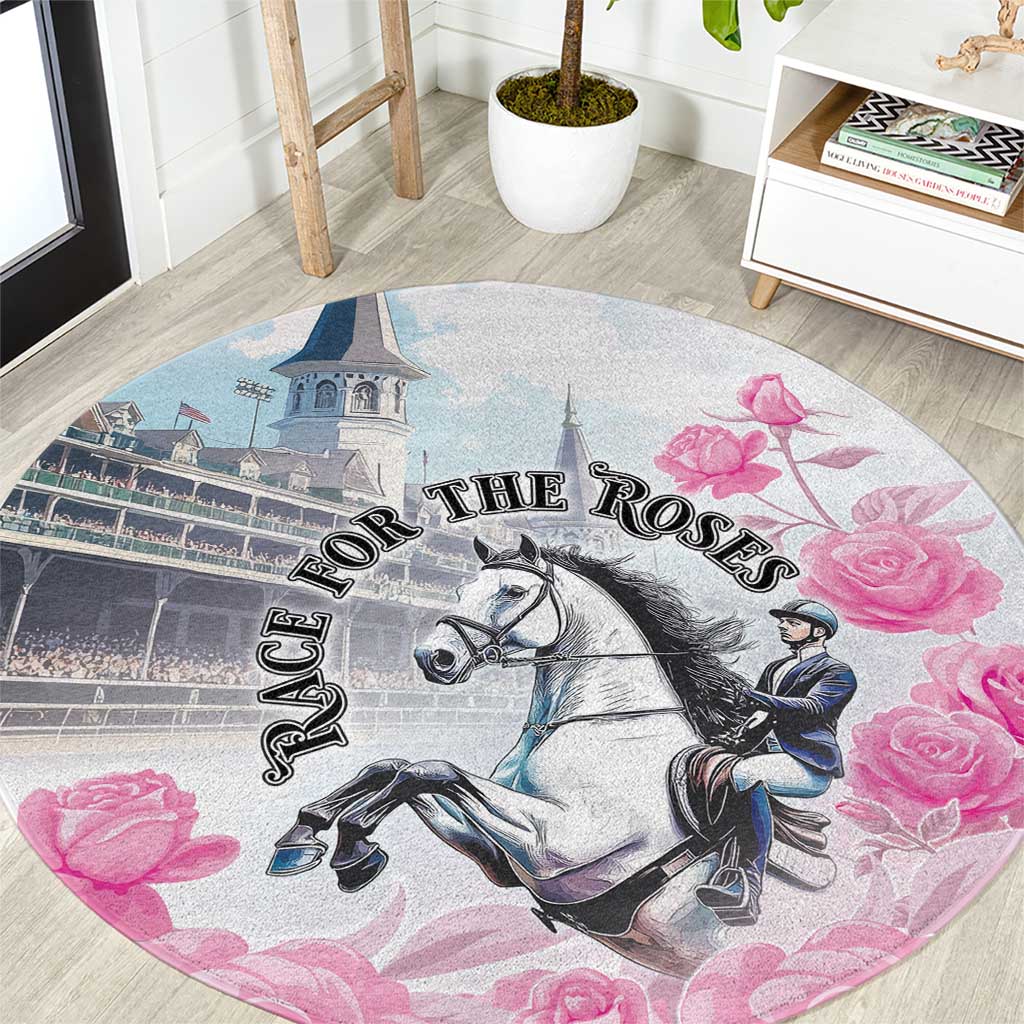Kentucky Horse Race Round Carpet Race For The Roses Churchill Downs