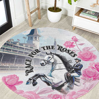 Kentucky Horse Race Round Carpet Race For The Roses Churchill Downs