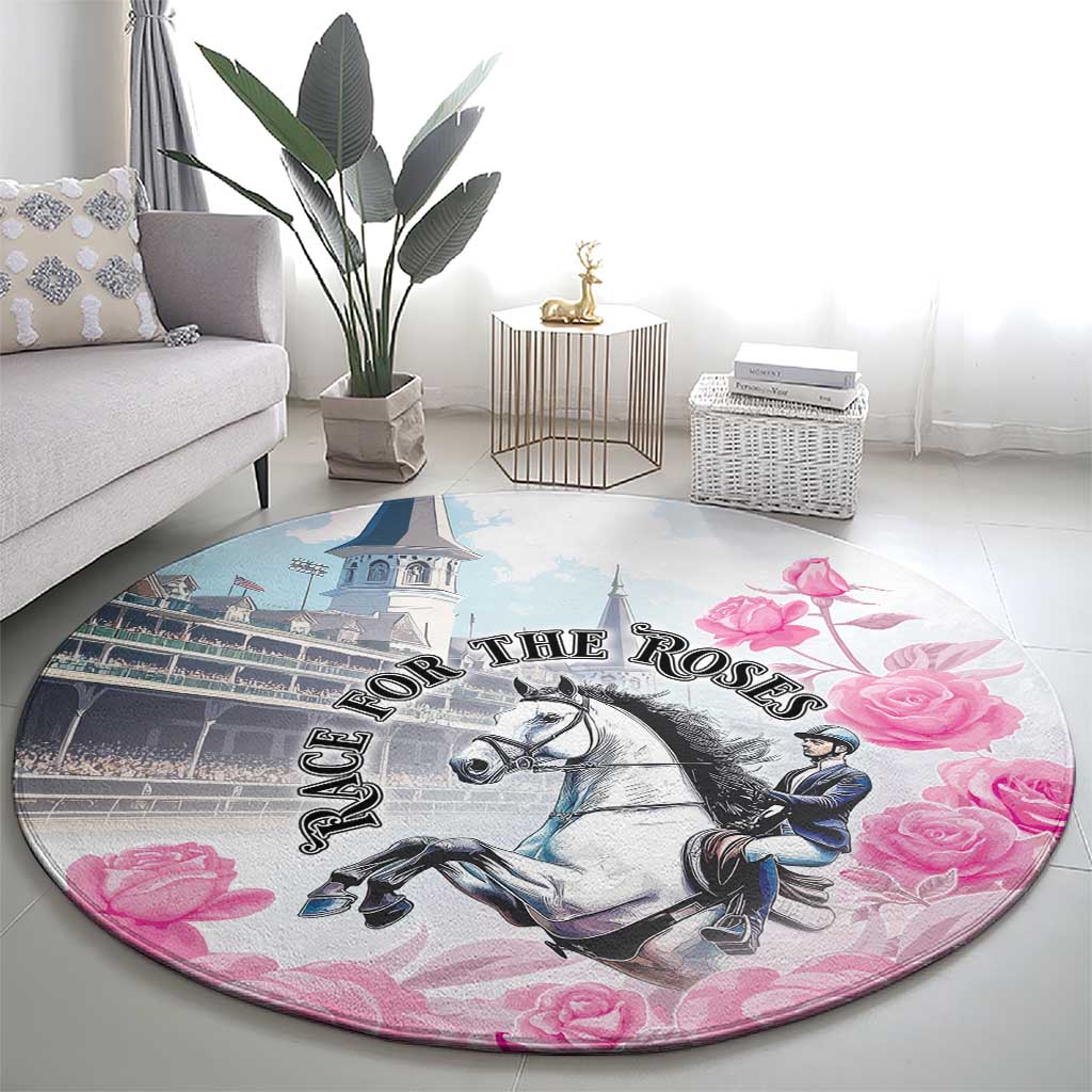 Kentucky Horse Race Round Carpet Race For The Roses Churchill Downs