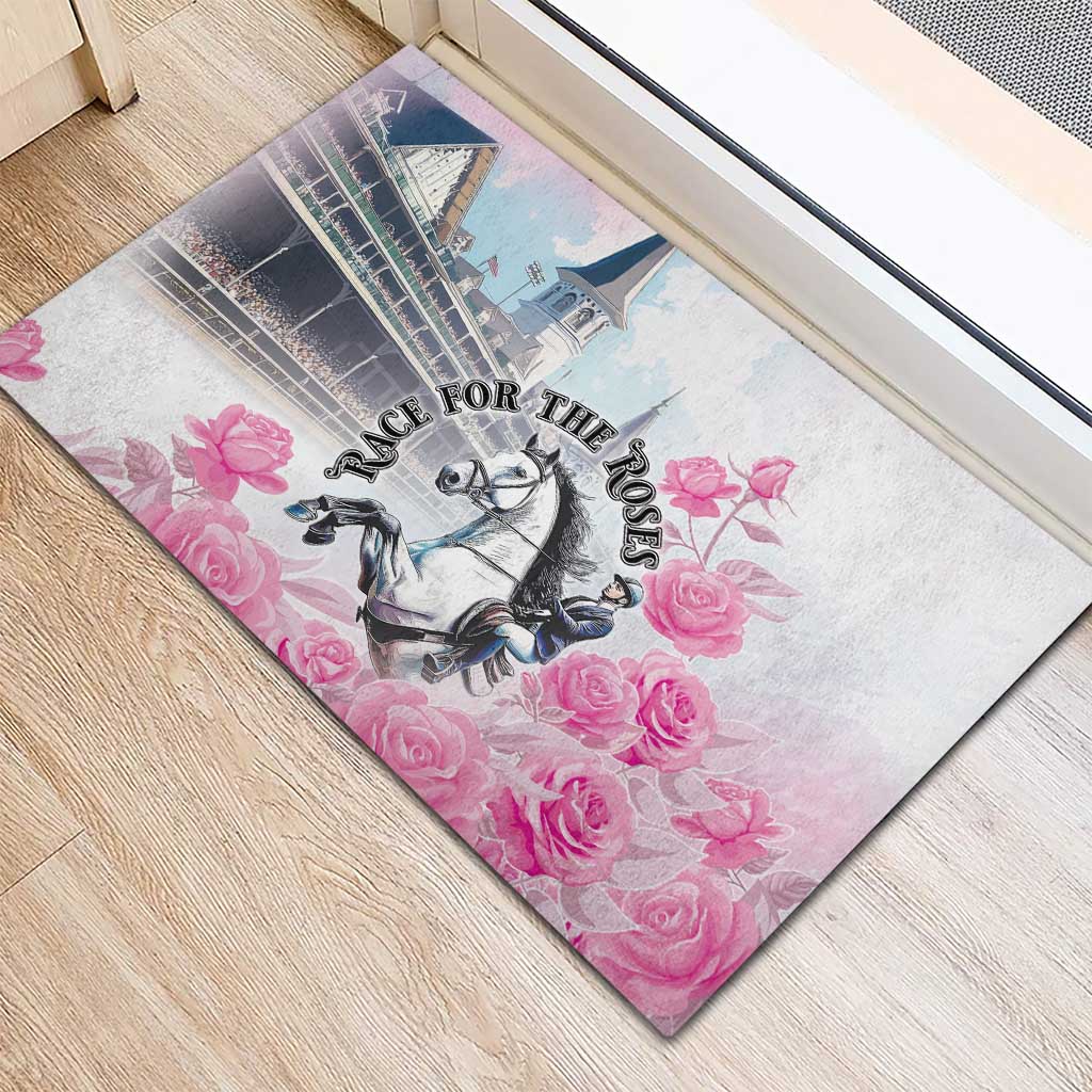 Kentucky Horse Race Rubber Doormat Race For The Roses Churchill Downs