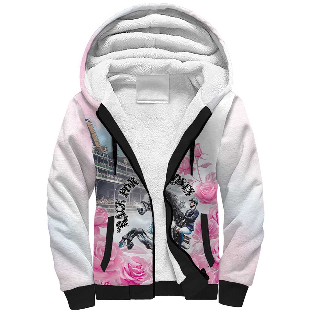 Kentucky Horse Race Sherpa Hoodie Race For The Roses Churchill Downs