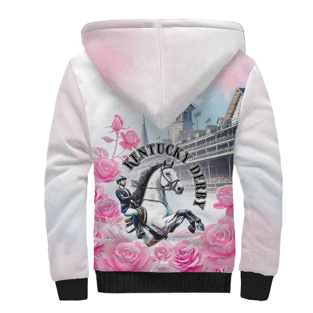 Kentucky Horse Race Sherpa Hoodie Race For The Roses Churchill Downs