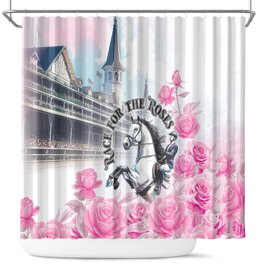 Kentucky Horse Race Shower Curtain Race For The Roses Churchill Downs