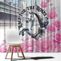 Kentucky Horse Race Window Curtain Race For The Roses Churchill Downs