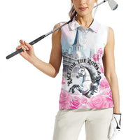 Kentucky Horse Race Women Sleeveless Polo Shirt Race For The Roses Churchill Downs