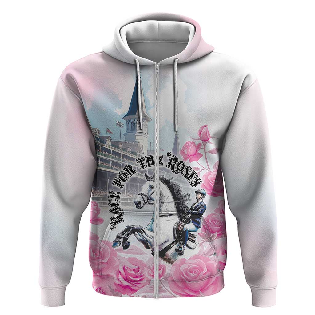 Kentucky Horse Race Zip Hoodie Race For The Roses Churchill Downs
