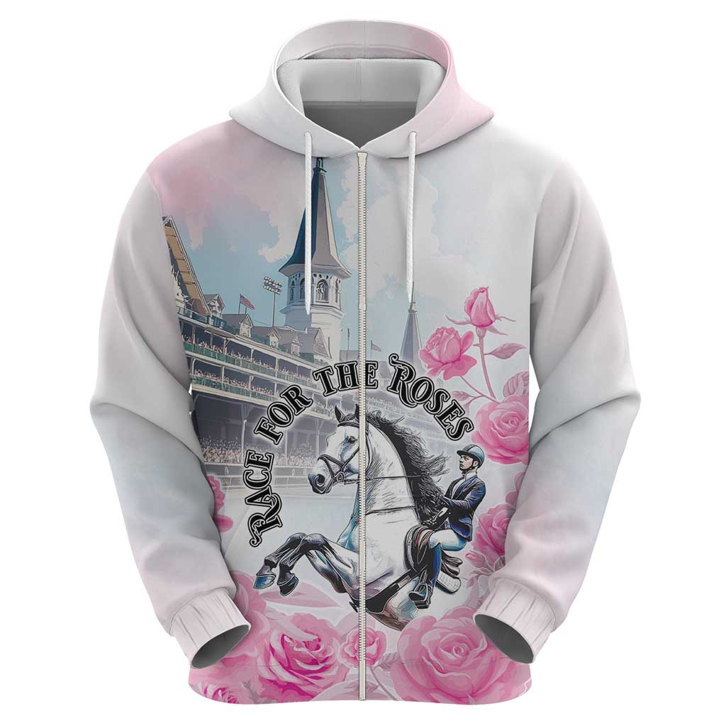 Kentucky Horse Race Zip Hoodie Race For The Roses Churchill Downs