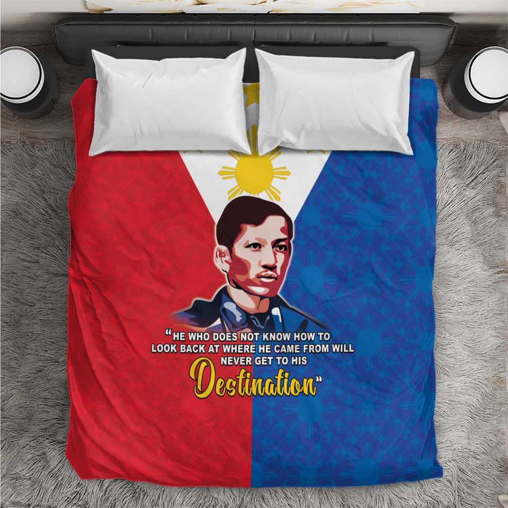 Philippines Filipinos Bedding Set Jose Rizal Flag Style