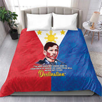 Philippines Filipinos Bedding Set Jose Rizal Flag Style