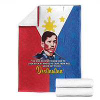 Philippines Filipinos Blanket Jose Rizal Flag Style