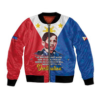 Philippines Filipinos Bomber Jacket Jose Rizal Flag Style