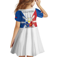 Philippines Filipinos Family Matching Off Shoulder Maxi Dress and Hawaiian Shirt Jose Rizal Flag Style