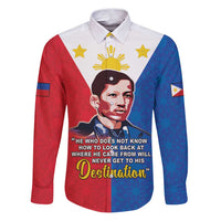 Philippines Filipinos Family Matching Puletasi and Hawaiian Shirt Jose Rizal Flag Style