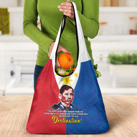 Philippines Filipinos Grocery Bag Jose Rizal Flag Style
