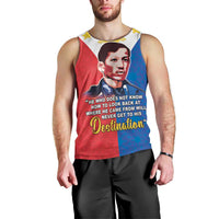 Philippines Filipinos Men Tank Top Jose Rizal Flag Style