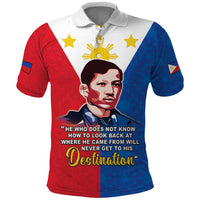 Philippines Filipinos Polo Shirt Jose Rizal Flag Style