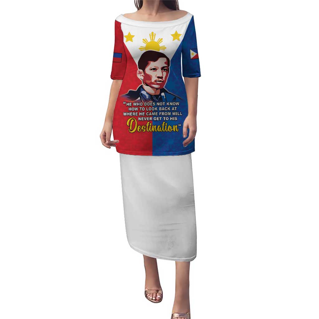 Philippines Filipinos Puletasi Jose Rizal Flag Style