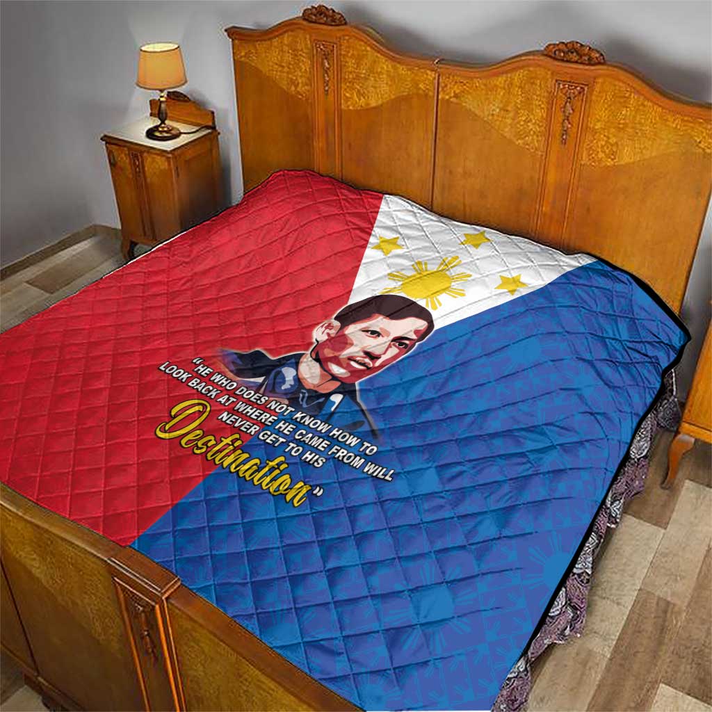 Philippines Filipinos Quilt Jose Rizal Flag Style