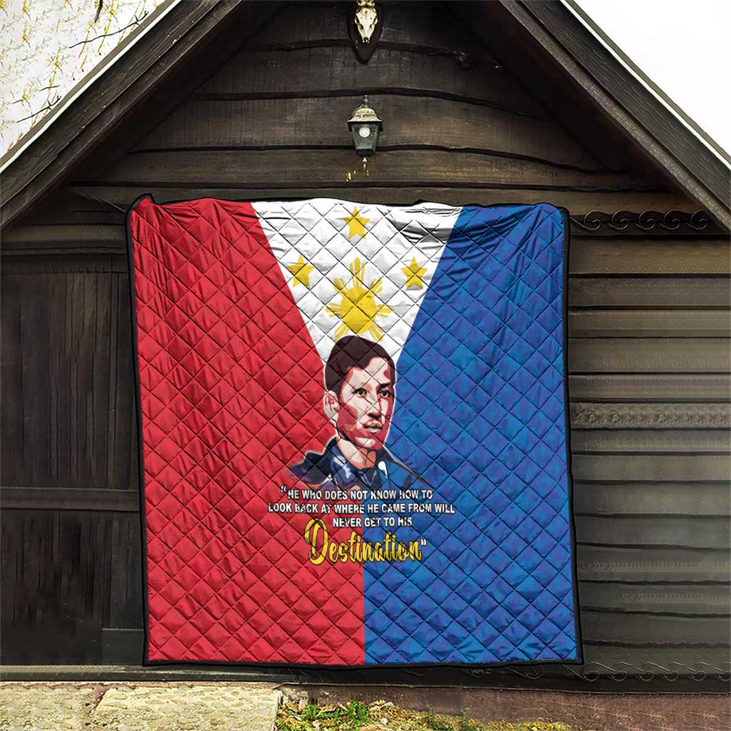 Philippines Filipinos Quilt Jose Rizal Flag Style