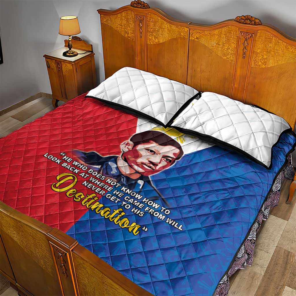 Philippines Filipinos Quilt Bed Set Jose Rizal Flag Style
