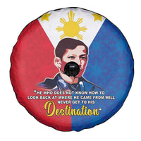 Philippines Filipinos Spare Tire Cover Jose Rizal Flag Style