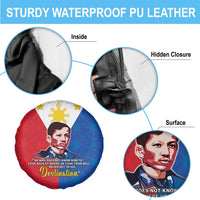 Philippines Filipinos Spare Tire Cover Jose Rizal Flag Style