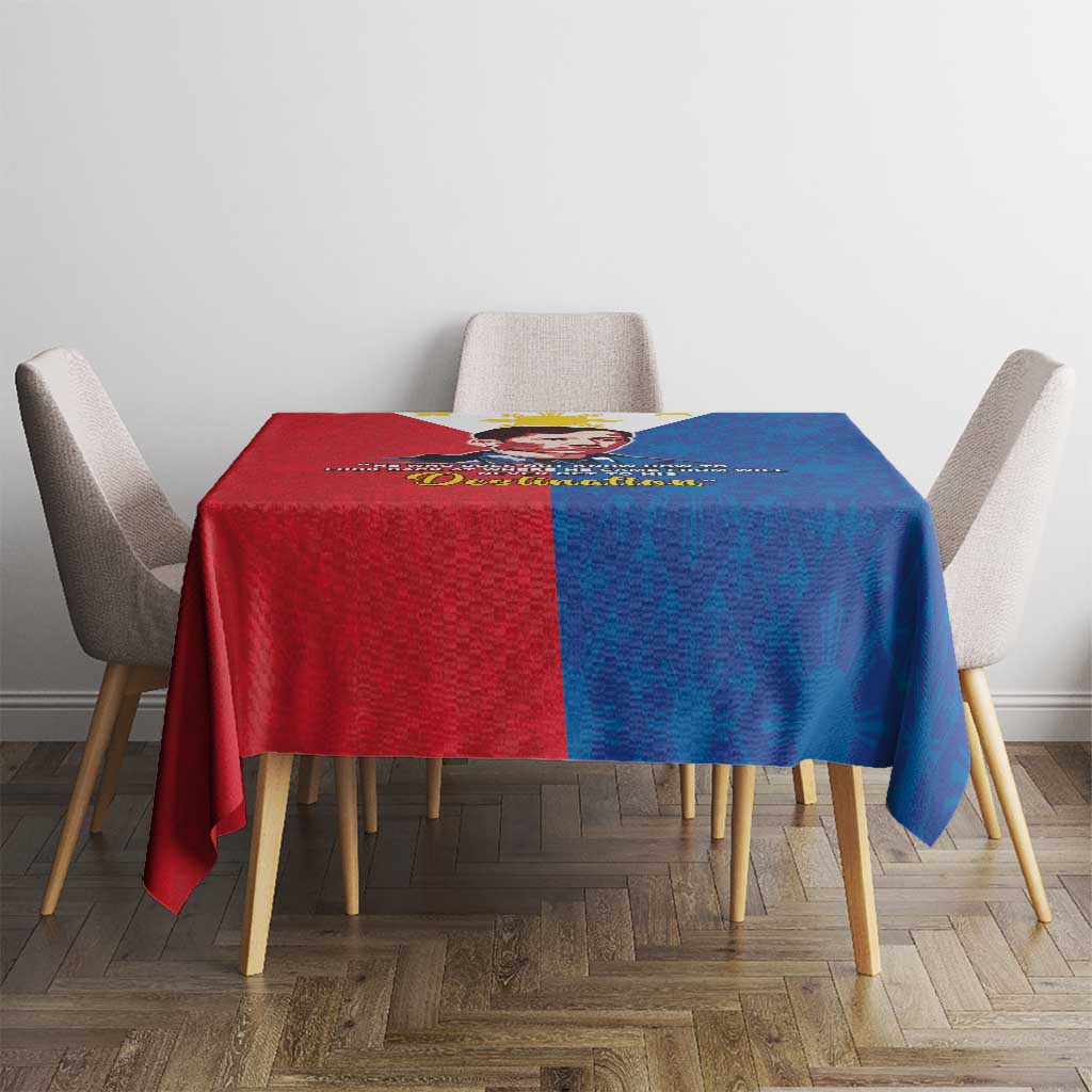 Philippines Filipinos Tablecloth Jose Rizal Flag Style