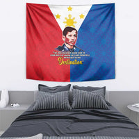 Philippines Filipinos Tapestry Jose Rizal Flag Style