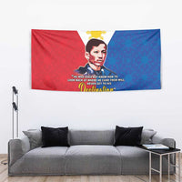Philippines Filipinos Tapestry Jose Rizal Flag Style