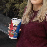 Philippines Filipinos Tumbler Cup Jose Rizal Flag Style