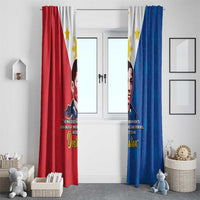 Philippines Filipinos Window Curtain Jose Rizal Flag Style