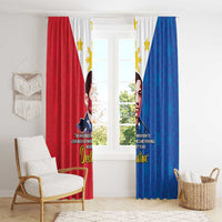 Philippines Filipinos Window Curtain Jose Rizal Flag Style