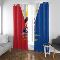 Philippines Filipinos Window Curtain Jose Rizal Flag Style