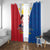 Philippines Filipinos Window Curtain Jose Rizal Flag Style