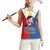 Philippines Filipinos Women Sleeveless Polo Shirt Jose Rizal Flag Style
