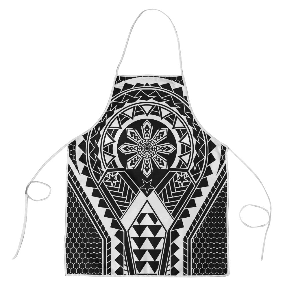 Philippines Batok Tribal Inspired Tattoo Black Apron