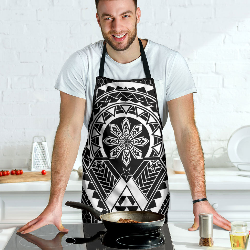 Philippines Batok Tribal Inspired Tattoo Black Apron
