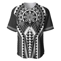 Philippines Batok Tribal Inspired Tattoo Black Baseball Jersey