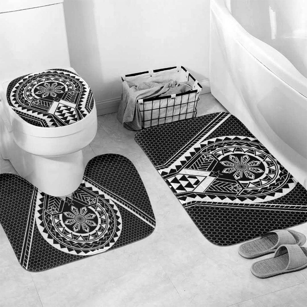 Philippines Batok Tribal Inspired Tattoo Black Bathroom Set