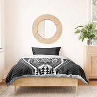 Philippines Batok Tribal Inspired Tattoo Black Bedding Set
