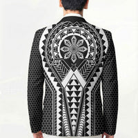 Philippines Batok Tribal Inspired Tattoo Black Blazer