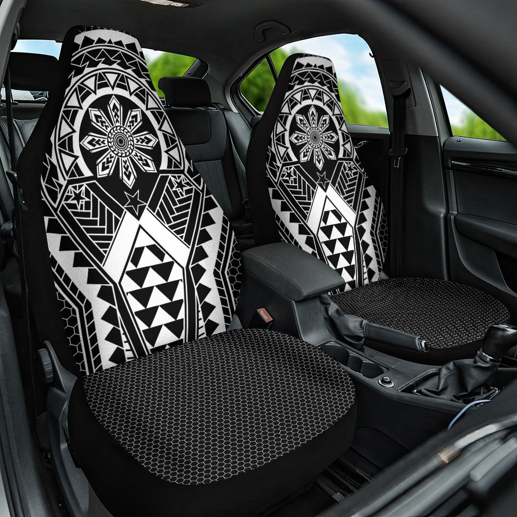 Philippines Batok Tribal Inspired Tattoo Black Car Seat Cover