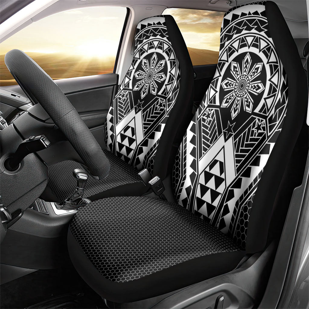Philippines Batok Tribal Inspired Tattoo Black Car Seat Cover